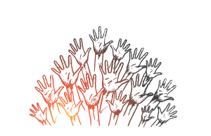 GSL illustration of community hands